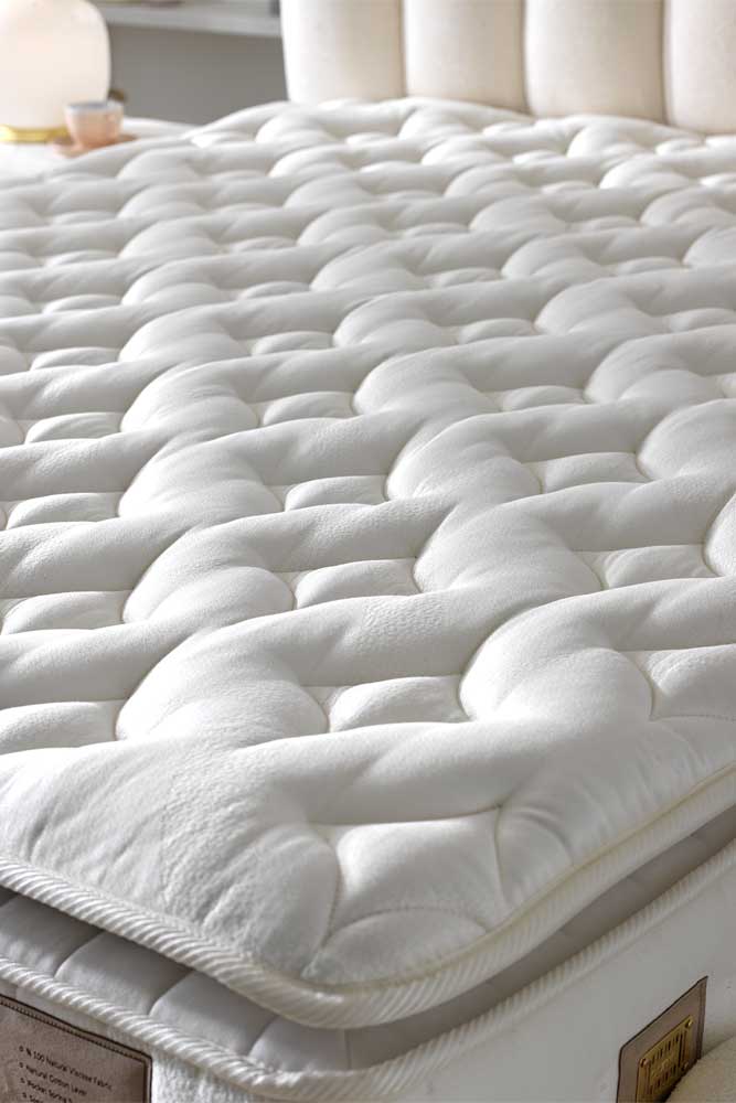 Bambi Vanilla Dream Boxspringbett-Set Viskose Baumwolle Naturfaser 34cm H3