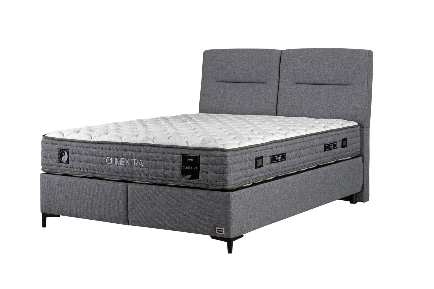Bambi Climextra Boxspringbett Set SensICE-Technologie Bettkästen 31cm