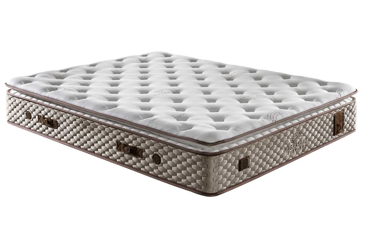 Bambi Magnasand Therapy Boxspringbett-Set Magnetfeld Wellness Sand 30cm H3