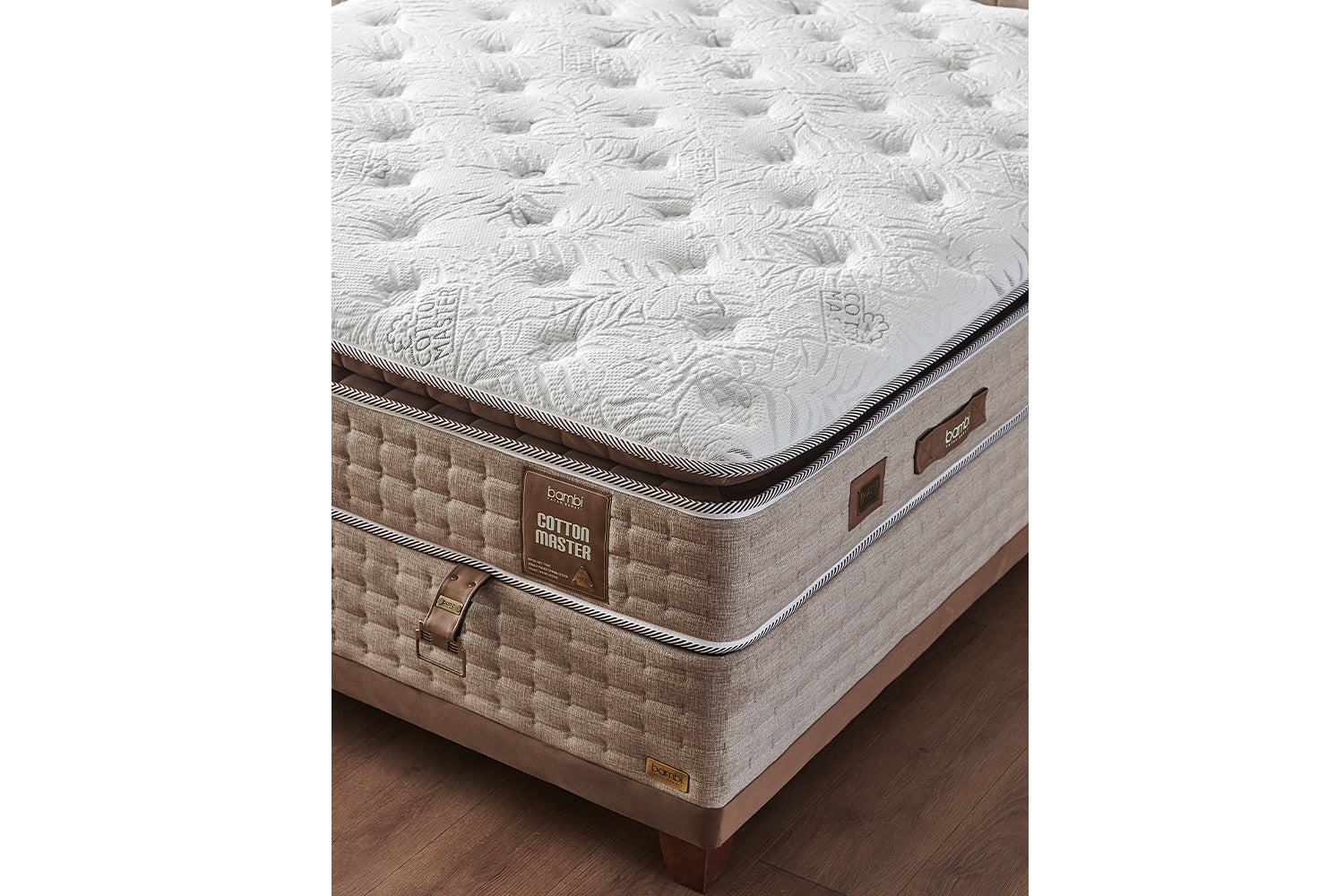 Bambi Cotton Master Boxspringbett Set Doppel-Taschenfederkern 34cm