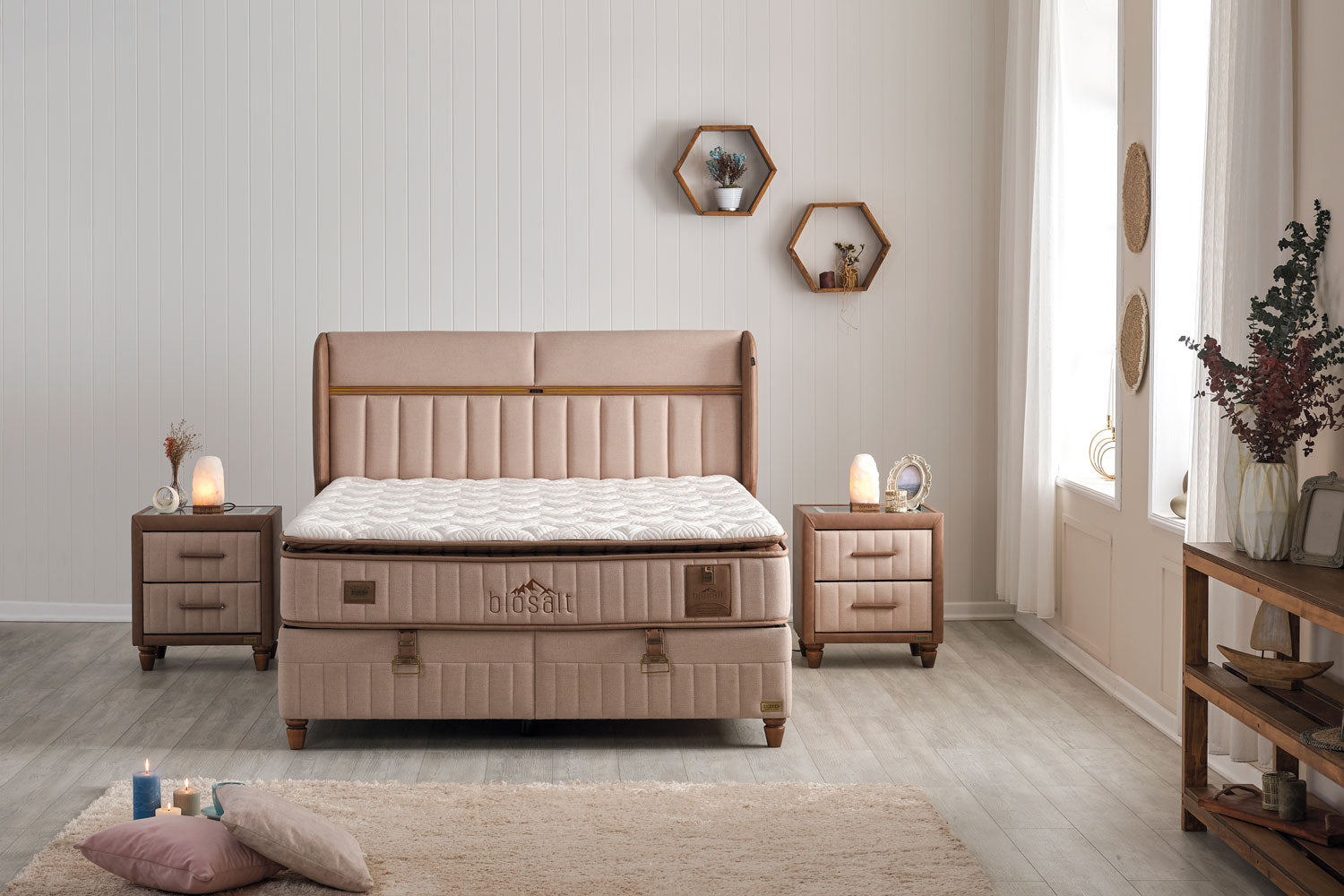 Bambi Biosalt Boxspringbett H3-H4 Orthopädisch Premium Qualität