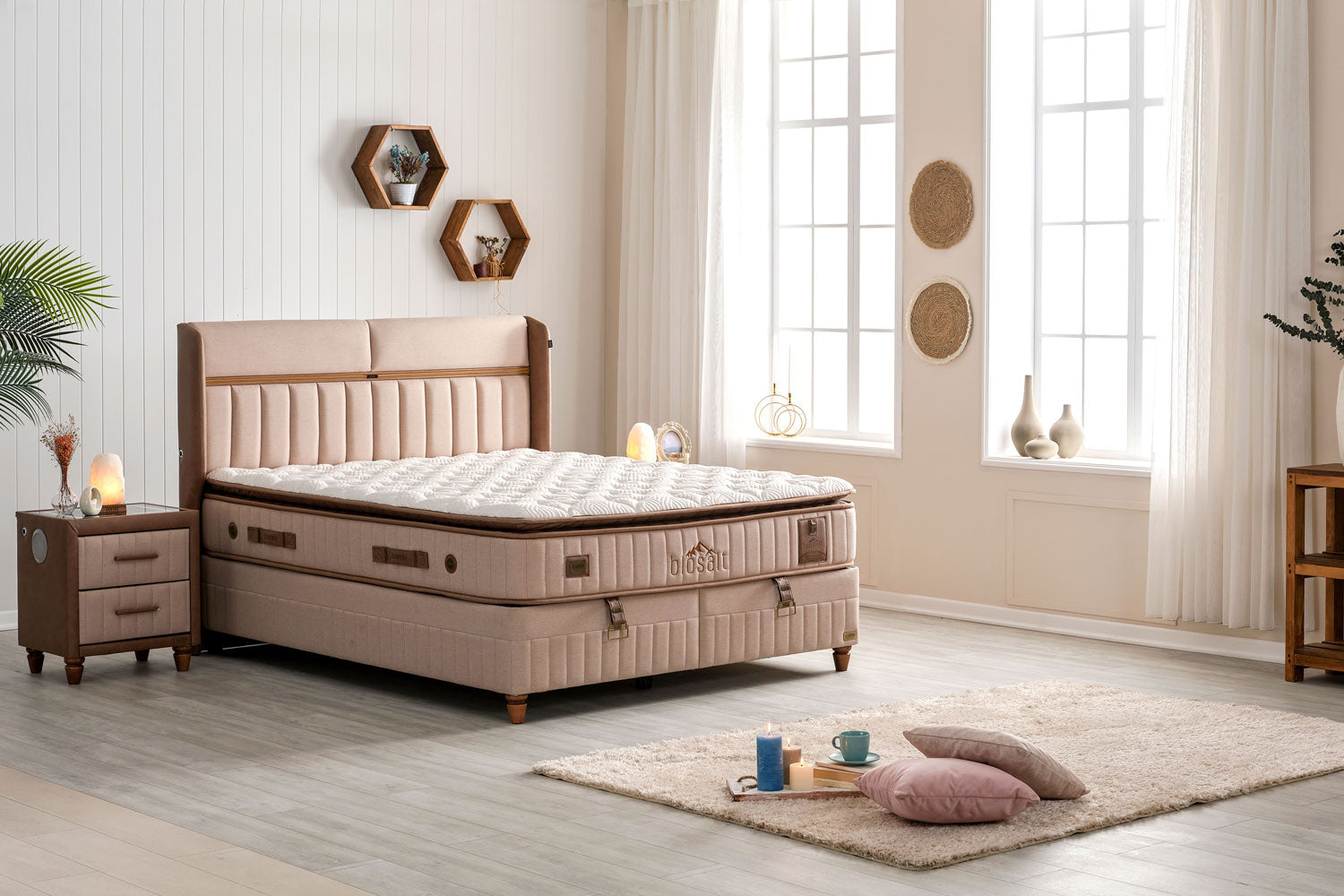 Bambi Biosalt Boxspringbett H3-H4 Orthopädisch Premium Qualität