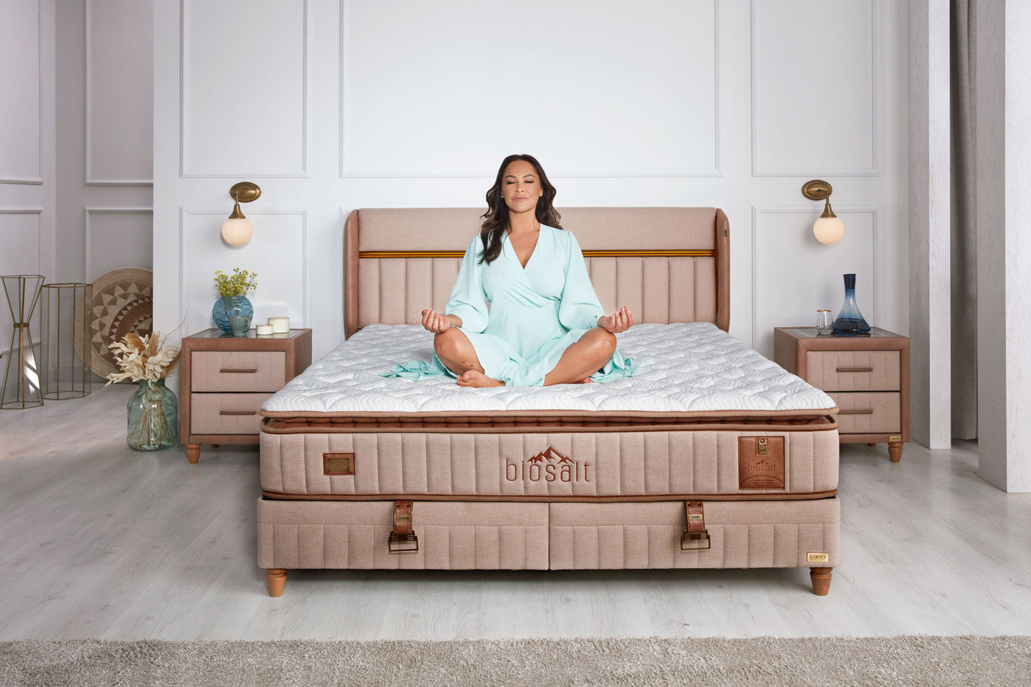 Bambi Biosalt Boxspringbett H3-H4 Orthopädisch Premium Qualität