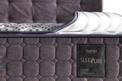 Bambi Sleepure Boxspringbett-Set Waschbarer Bezug Hygiene Fest 31cm H3-H4